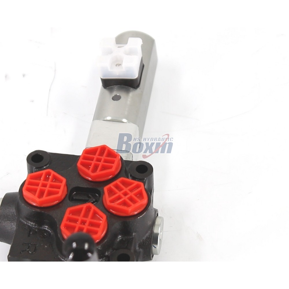 Q45 Électroaimant manuel et push-pull 1 tiroir Vanne directionnelle monobloc detail image